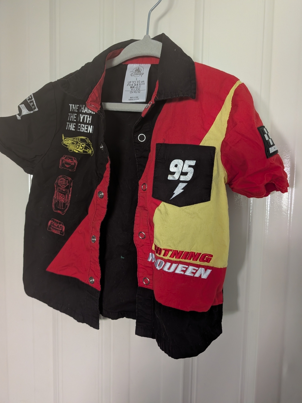Disney Lightning McQueen Nascar-Style Shirt